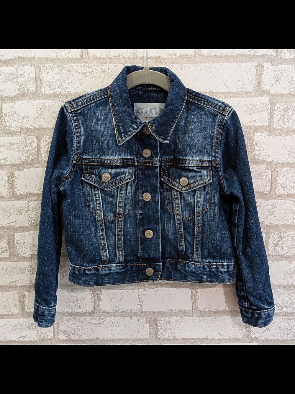 Gymboree Jean Jacket Size 4 XS 100% Cotten